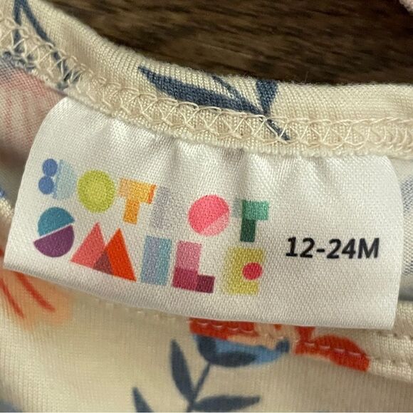 Dot Dot Smile 5 Sleeveless Twirl Dresses Purple Cream Green Pink Blue 12-24 mos - Picture 8 of 12